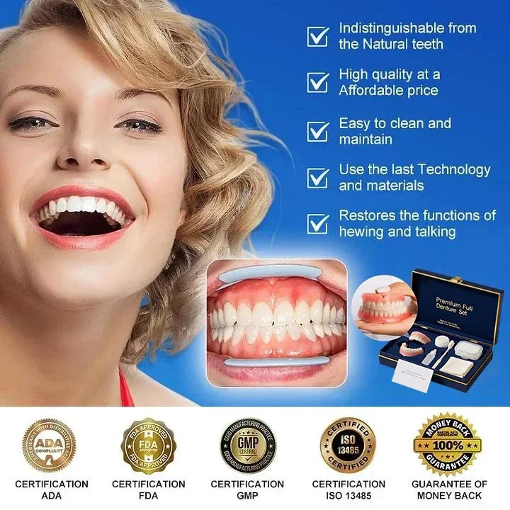 🔥Nidagene™ Custom-Fit Functional Dentures — Made in the USA, FDA Certified, Up to 70% OFF for a More Confident Smile!