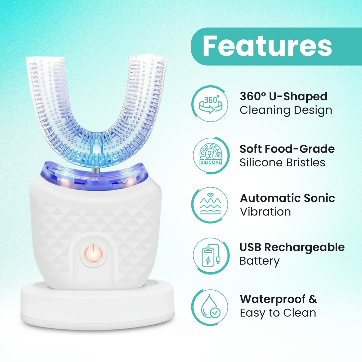 🪥🦷360° U-shaped Automatic Toothbrush