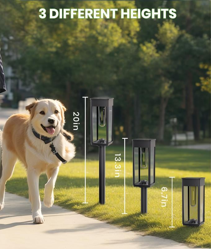 🌟 Special Offer🔥Elegant Solar Pathway Lights – Auto On/Off & Waterproof for Garden & Yard