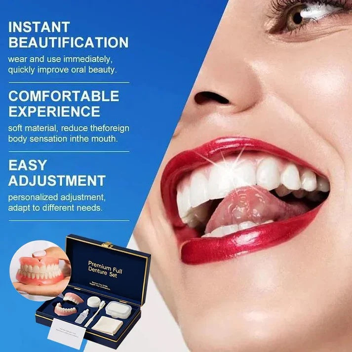 🔥Nidagene™ Custom-Fit Functional Dentures — Made in the USA, FDA Certified, Up to 70% OFF for a More Confident Smile!