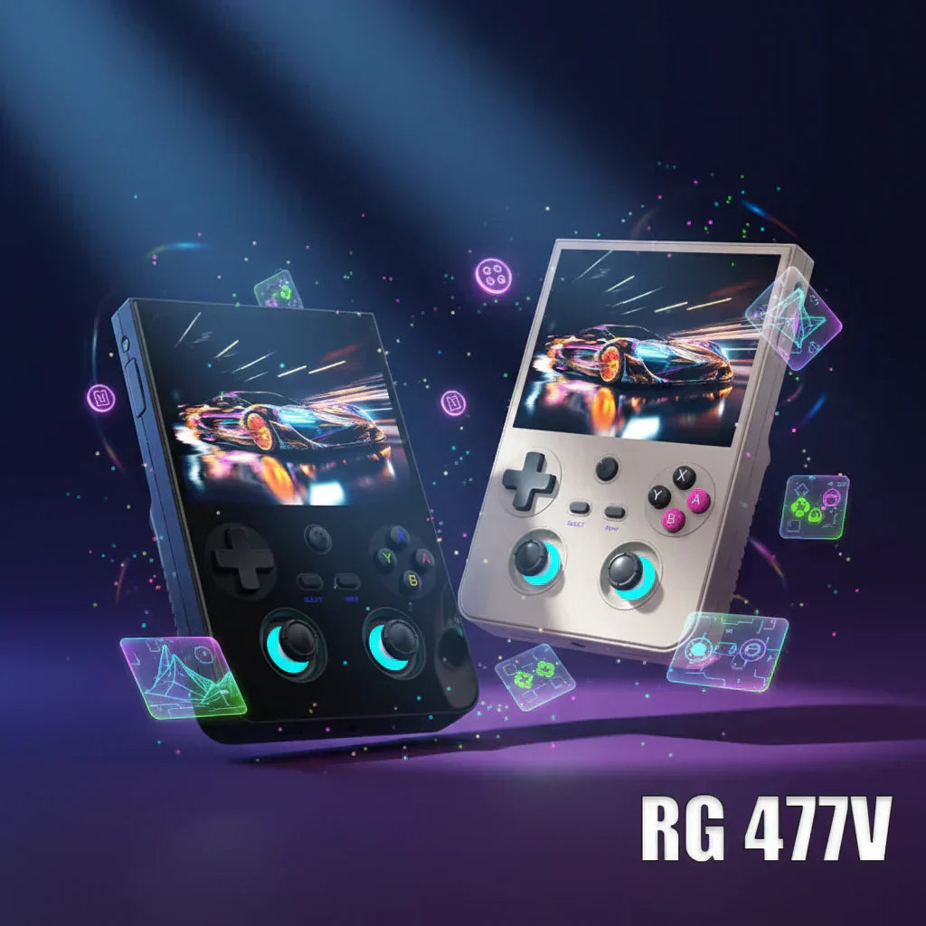 72%OFF🔥RG477V New Upgraded Portable Retro Game Console, supports ten emulators, ultra-high definition graphics, perfect gift