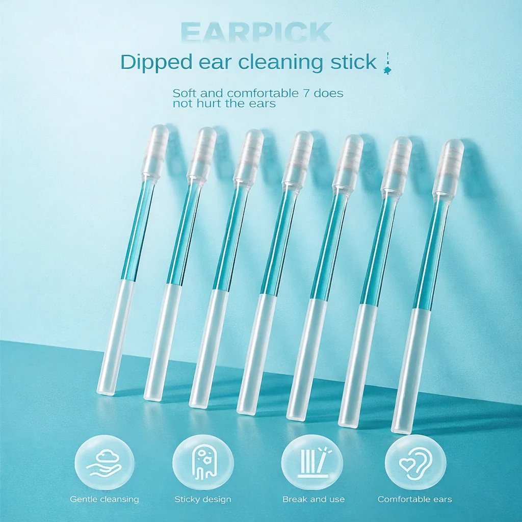 🔥Last Day 60% OFF 💦Sticky Ear Cleaning Sticks – Gentle, Visible Ear Care