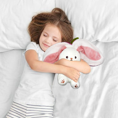 🐰Easter Early Sale 50% OFF🍓Strawberry Bunny Transformed into Little Rabbit🎀 Fruit Doll Plush Toy🐰