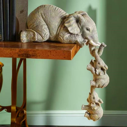 🐘Mothers Day Gifts❤Elephant Shelf Sitter 3Pcs Set