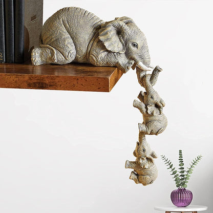 🐘Mothers Day Gifts❤Elephant Shelf Sitter 3Pcs Set