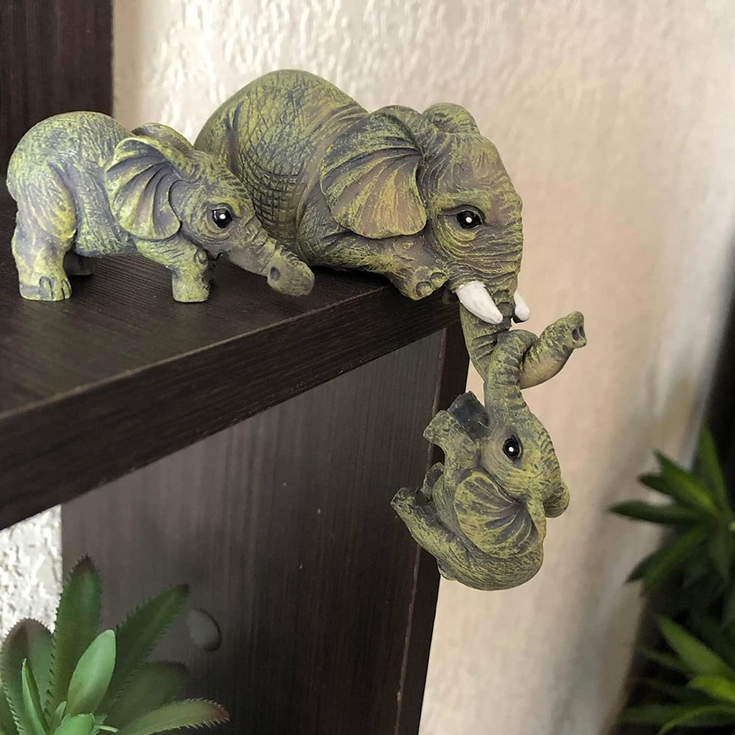 🐘Mothers Day Gifts❤Elephant Shelf Sitter 3Pcs Set
