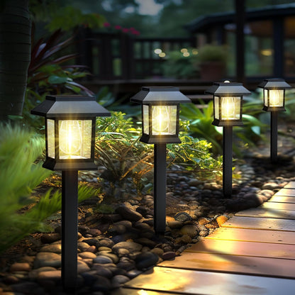 🌟 Special Offer🔥Elegant Solar Pathway Lights – Auto On/Off & Waterproof for Garden & Yard