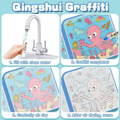 Water Coloring Book Set