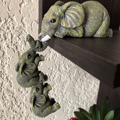 🐘Mothers Day Gifts❤Elephant Shelf Sitter 3Pcs Set
