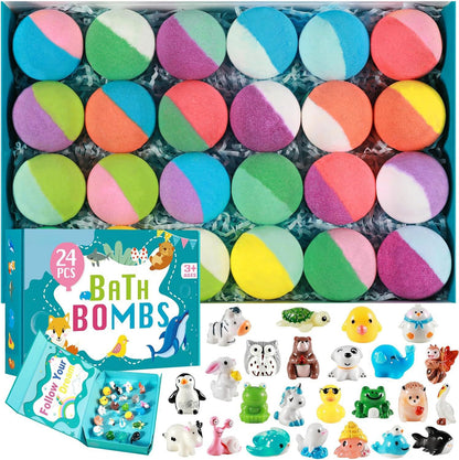 Zonister™ Bath Bombs – 12 Pack with Surprise for Kids