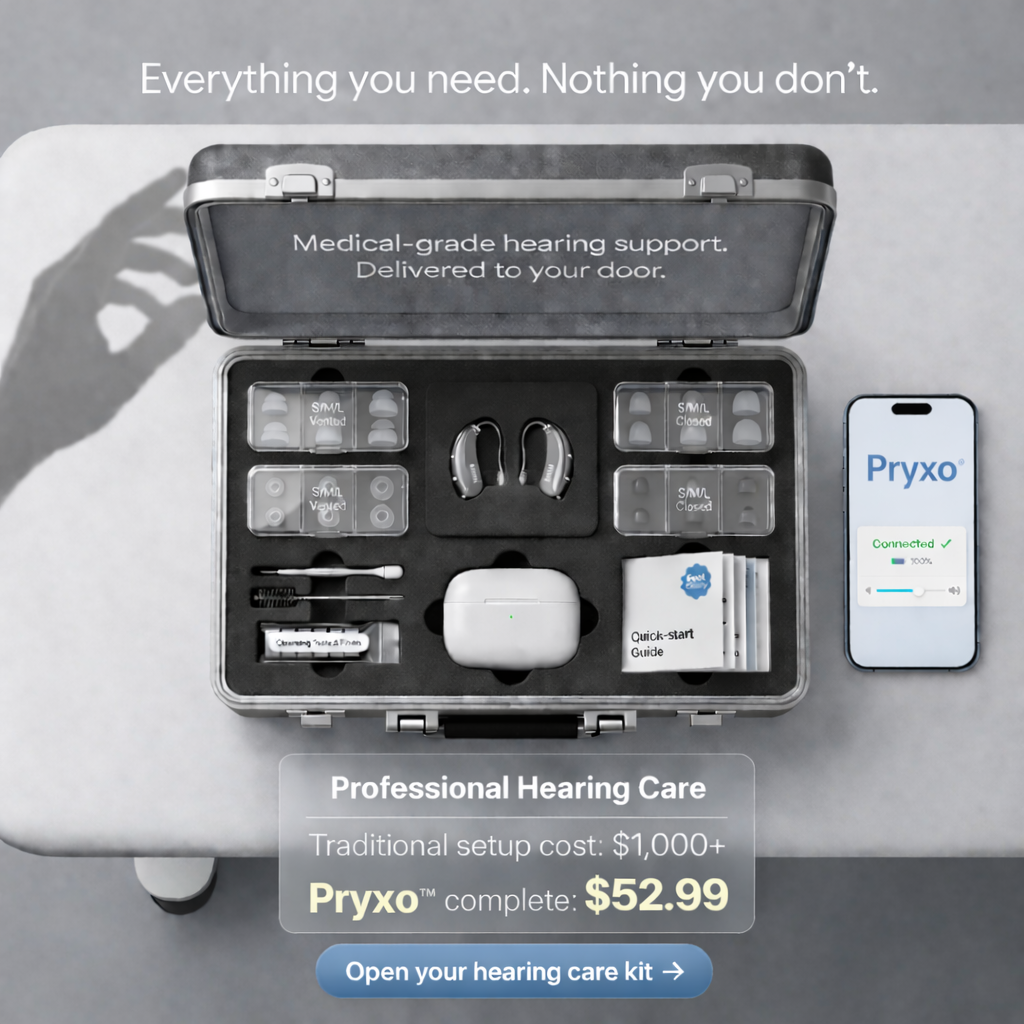 🔥 Last Day! Pryxo™ Smart Bluetooth Hearing Aids — Hear Clearly Before Price Goes Up