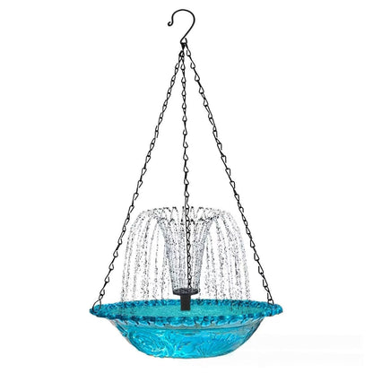 🔥Last 4 hours Hot Sale 50%🐦Solar Cascade Hanging Bird Bath Fountain