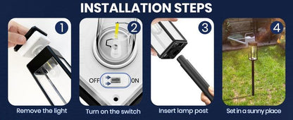🌟 Special Offer🔥Elegant Solar Pathway Lights – Auto On/Off & Waterproof for Garden & Yard
