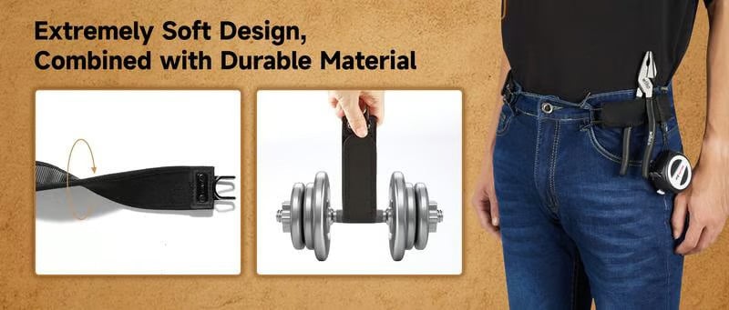 ✨Tactical Metal Hook Elastic Belt (Unisex) - Patented No - Buckle Invisible Design | Soft Adjustable Side