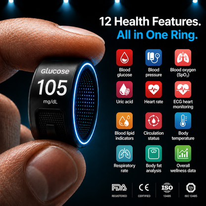🎉 75% OFF Launch Offer🔥Pryxo™ G1 Non-Invasive Smart Ring