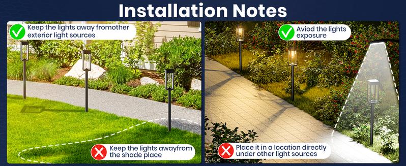🌟 Special Offer🔥Elegant Solar Pathway Lights – Auto On/Off & Waterproof for Garden & Yard