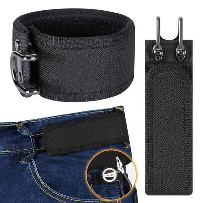 ✨Tactical Metal Hook Elastic Belt (Unisex) - Patented No - Buckle Invisible Design | Soft Adjustable Side